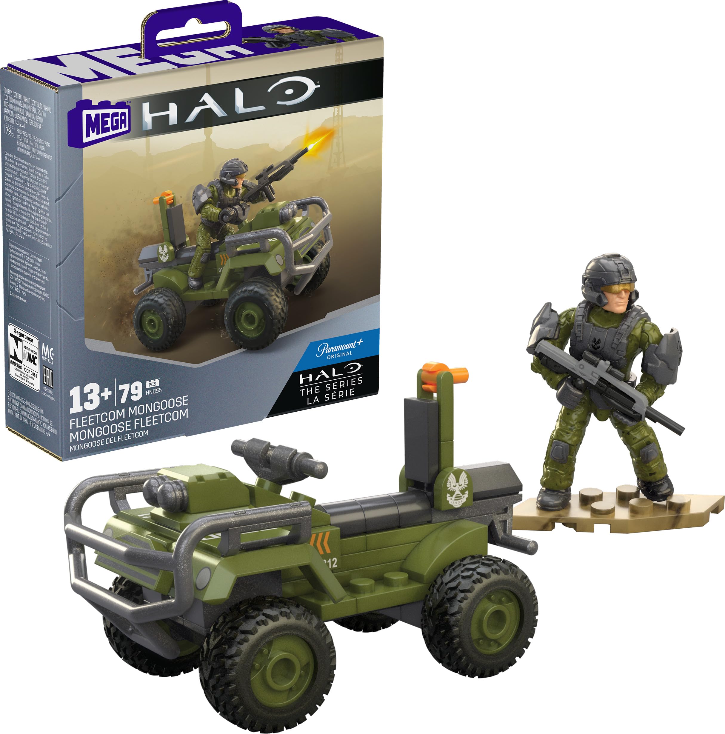 Set De Juguetes De Construcción Mega Halo The Series Atv Con 79 Piezas - Venta Internacional.