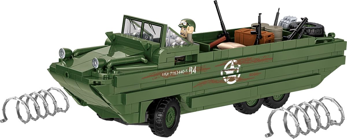 Bloques De Construcción: Colección Histórica De Cobi, Segunda Guerra Mundial, Dukw Amphibia - Venta Internacional.