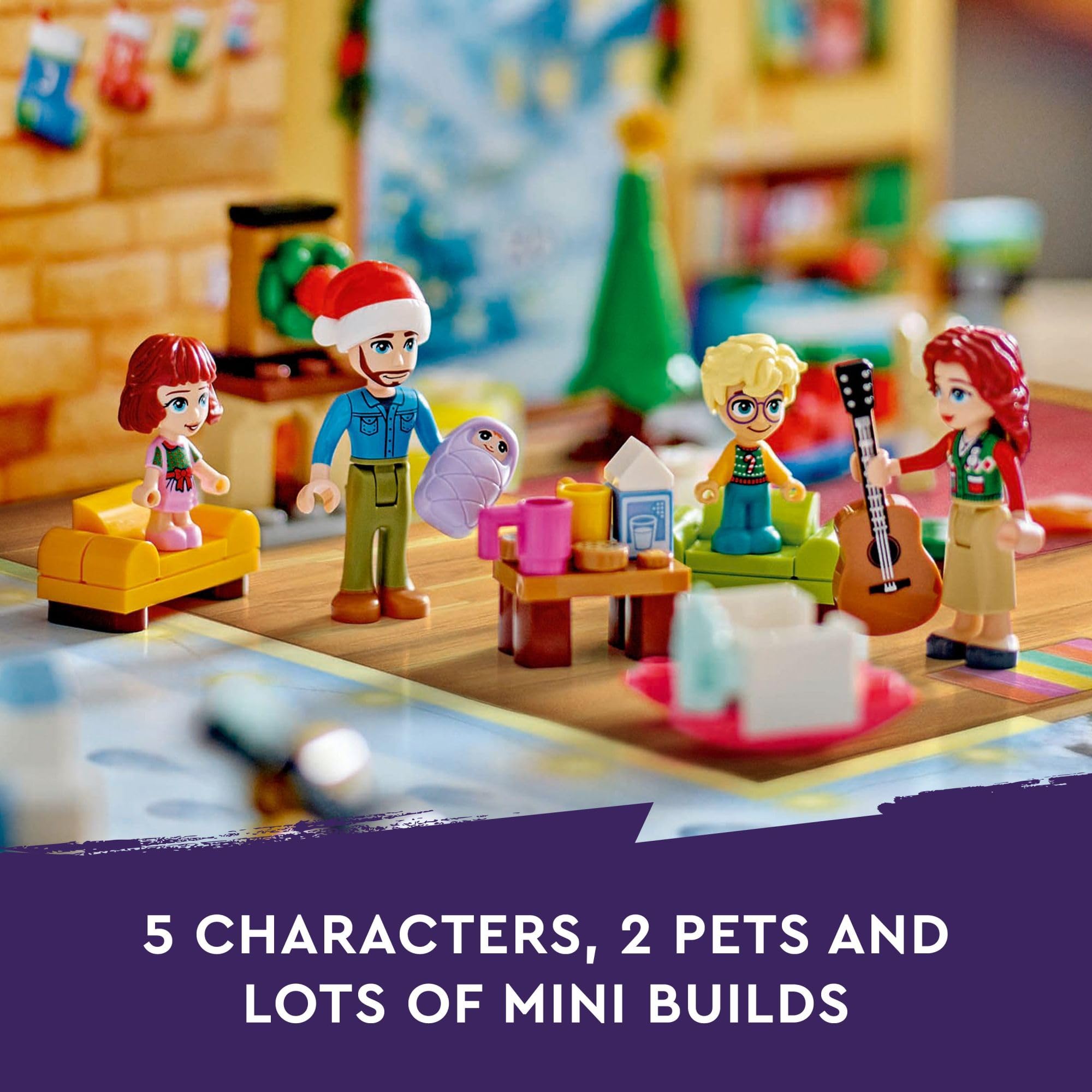 Foto 4 pulgar | Calendario De Adviento Lego Friends 2024 Con 5 Personajes Y 3 Animales - Venta Internacional.
