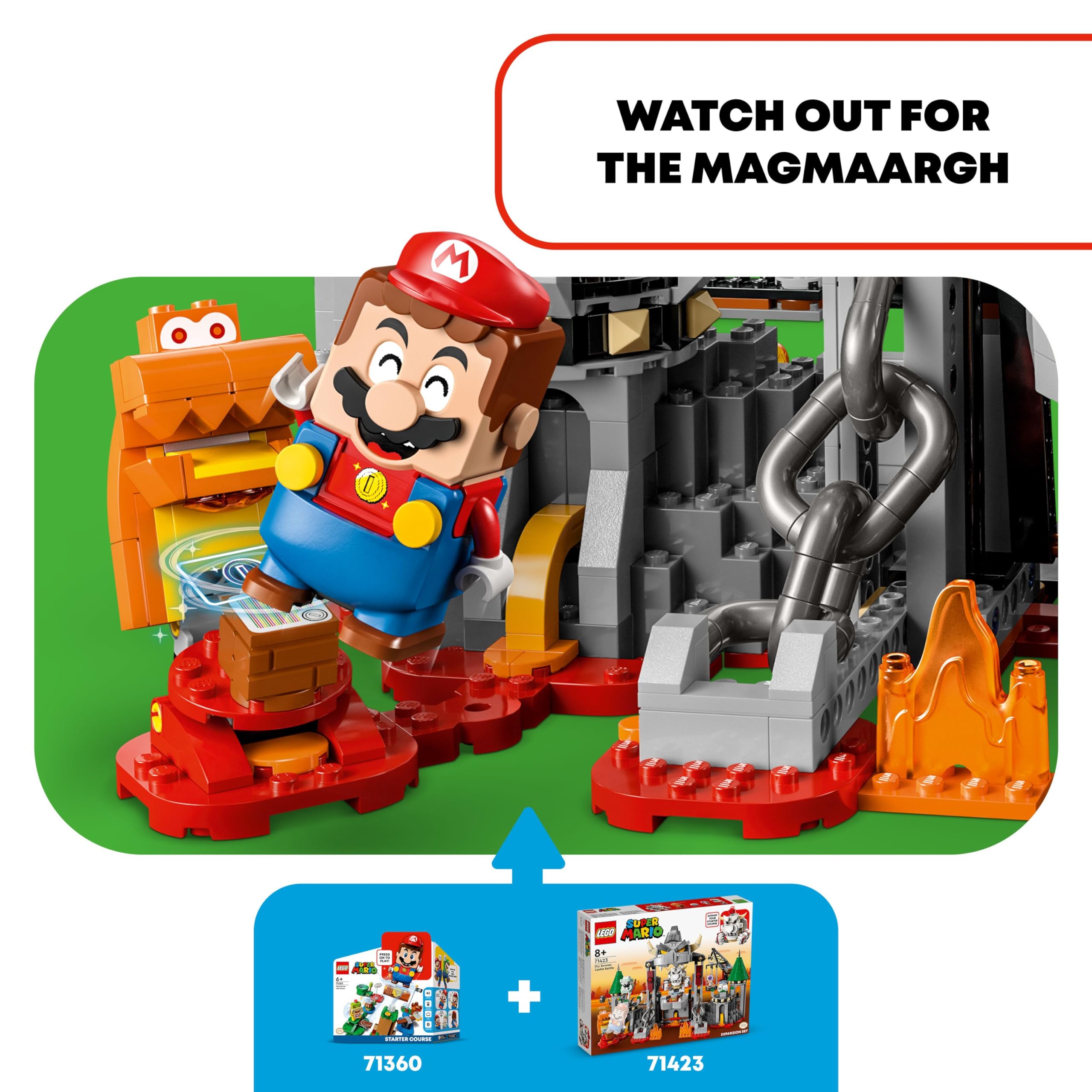 Foto 6 pulgar | Set De Expansión Lego Super Mario Dry Bowser Castle Battle - Venta Internacional.