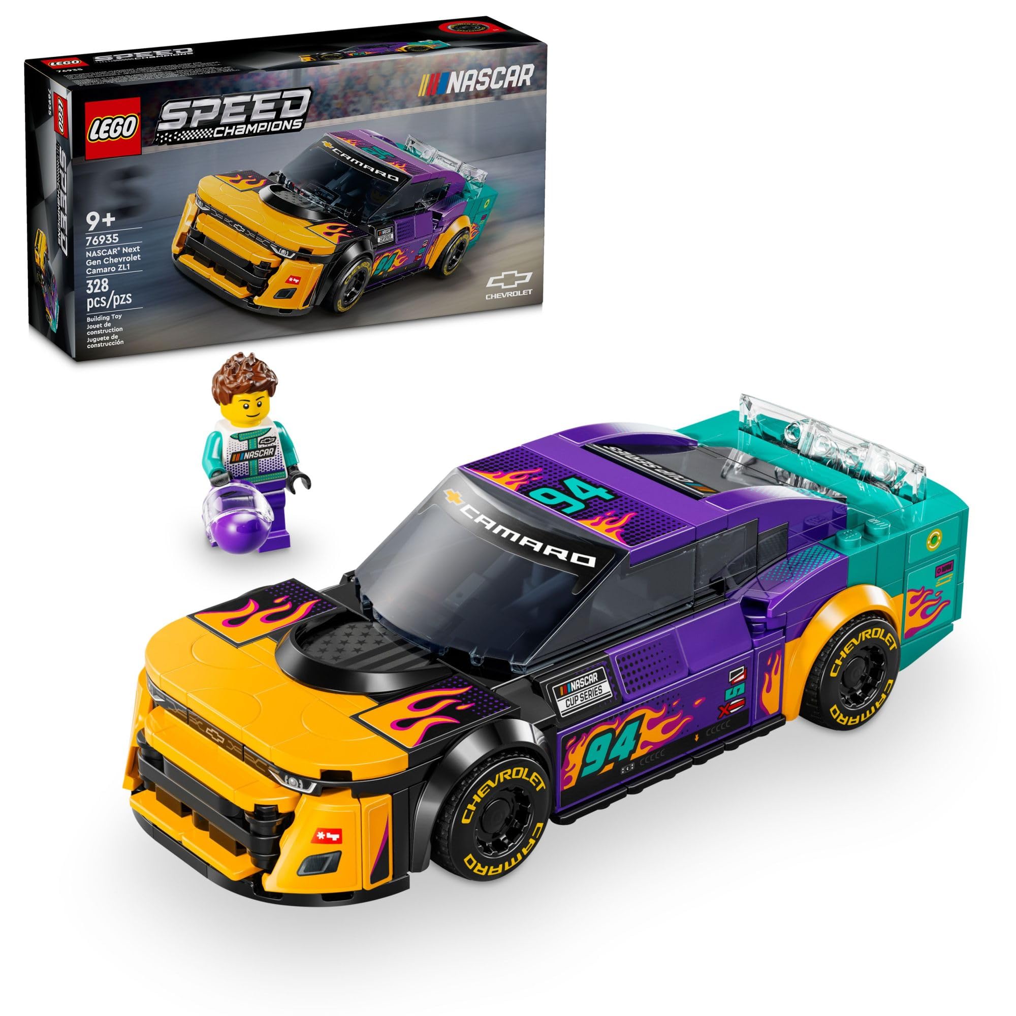 Set De Construcción Lego Speed Champions Nascar Next Gen Chevrolet Camaro Zl1 76935 - Venta Internacional.