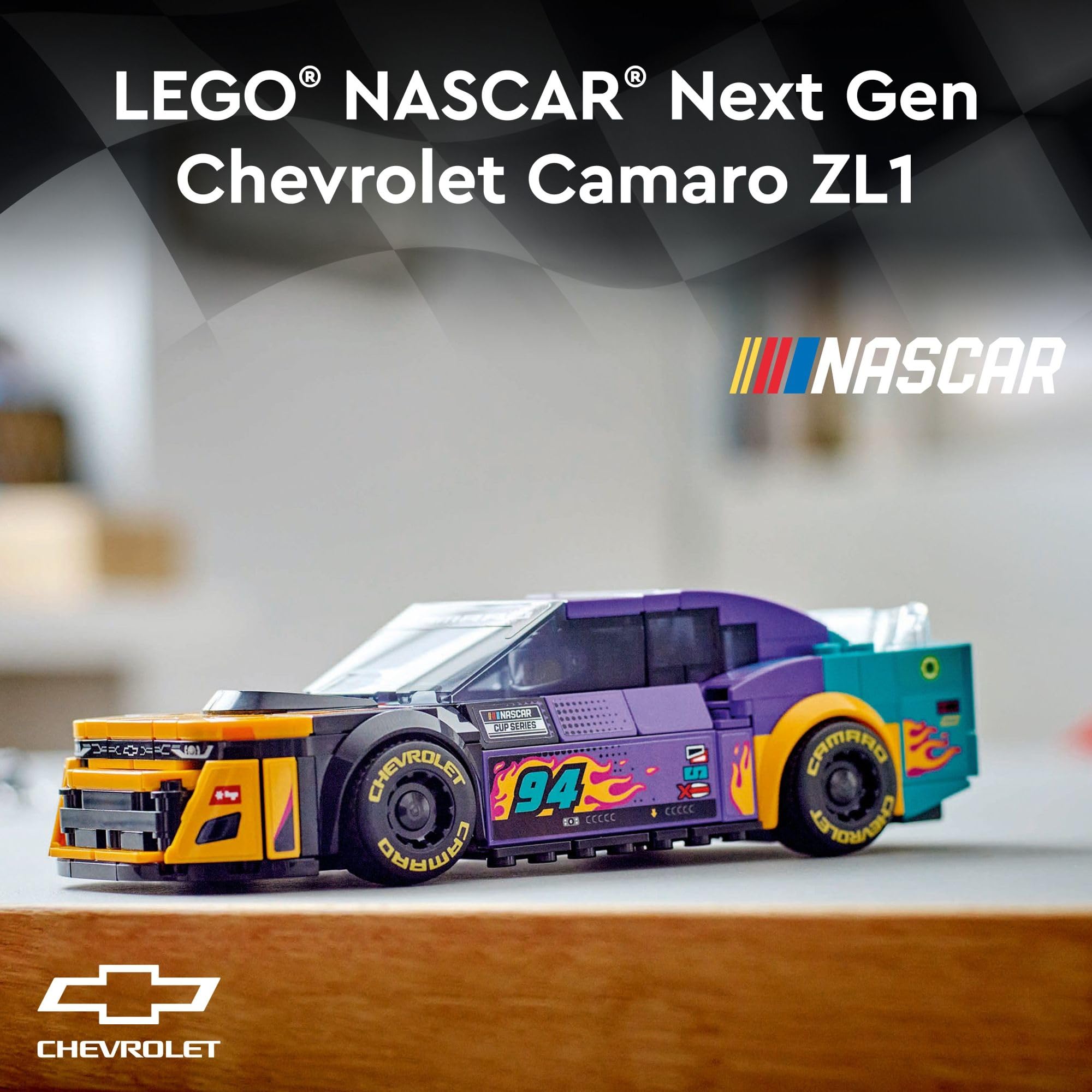 Foto 2 | Set De Construcción Lego Speed Champions Nascar Next Gen Chevrolet Camaro Zl1 76935 - Venta Internacional.