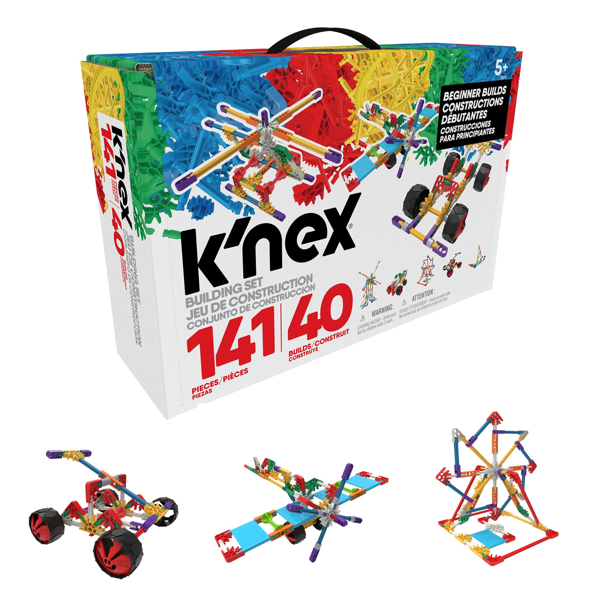 Foto 2 pulgar | Juguete De Construcción K'nex Beginner 40 Modelo Con 141 Piezas Para Más De 5 Años - Venta Internacional.