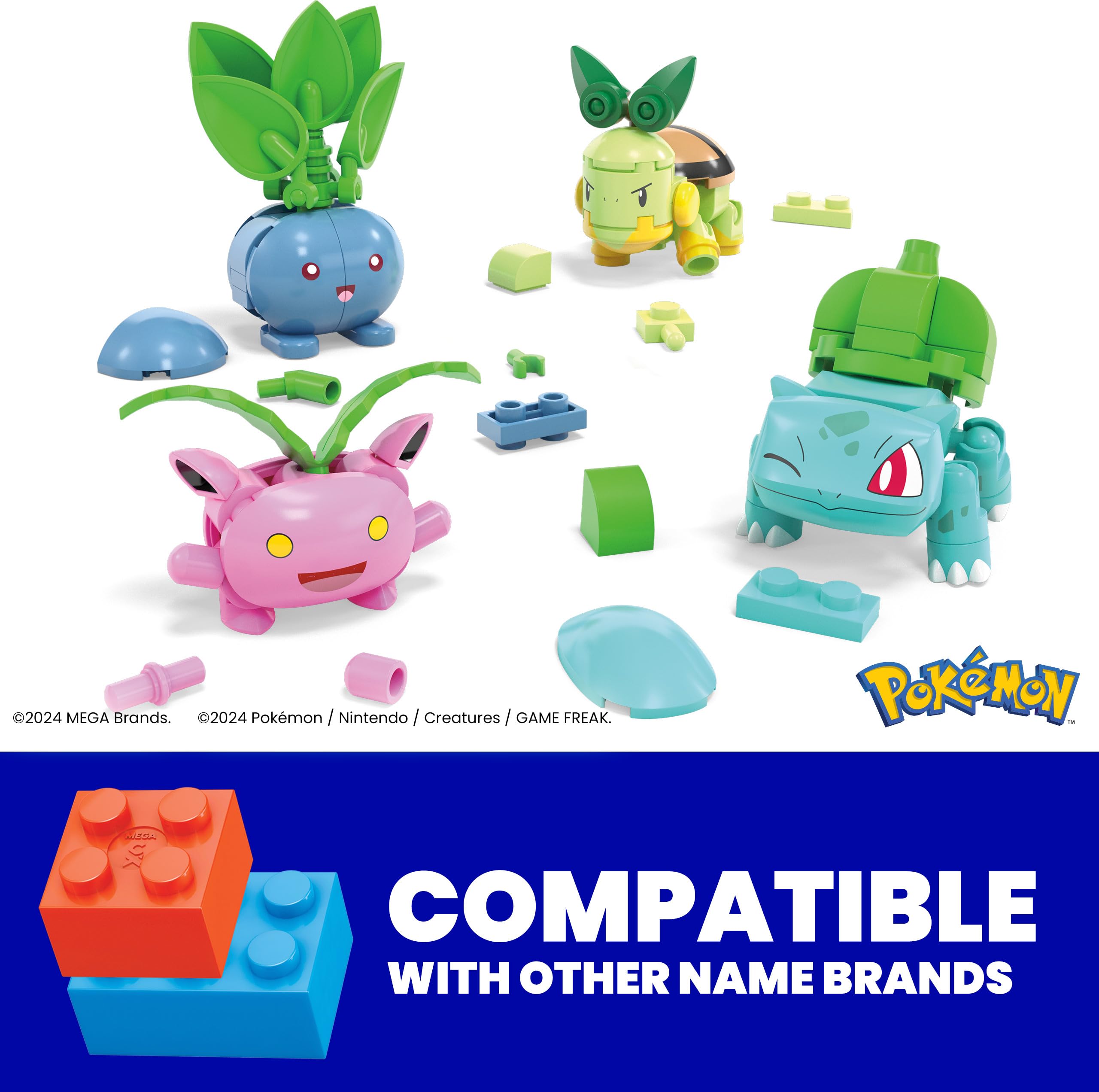 Foto 3 pulgar | Set De Juguetes De Construcción Mega Pokémon Grass-type Trainer Team, 118 Piezas - Venta Internacional.
