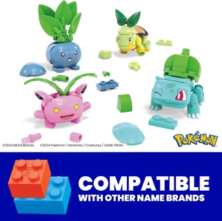 Foto 2 | Set De Juguetes De Construcción Mega Pokémon Grass-type Trainer Team, 118 Piezas - Venta Internacional.