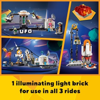 Foto 5 | Set De Juguetes De Construcción Lego Creator 3 En 1 Space Roller Coaster 31142 - Venta Internacional.