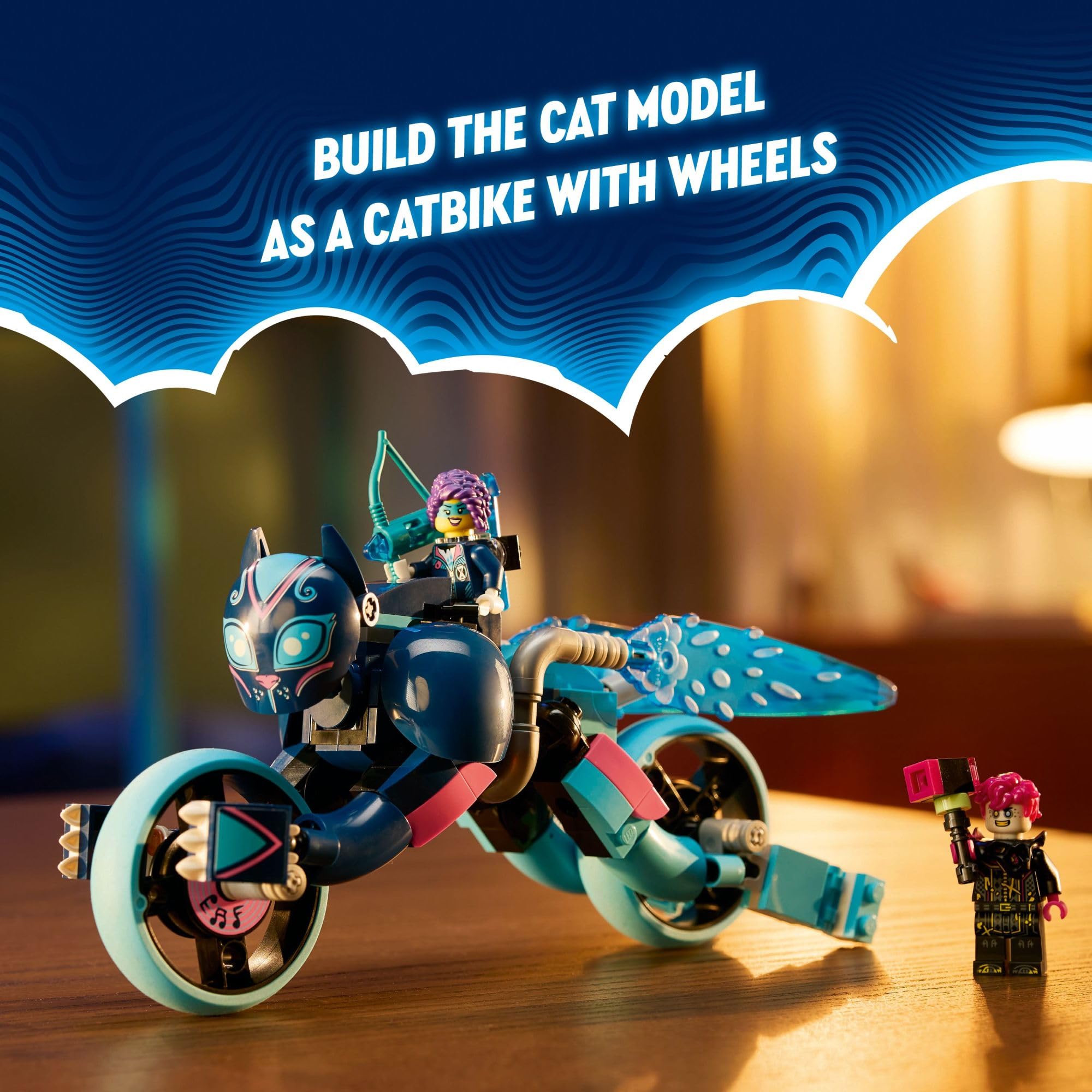 Foto 4 | Motocicleta Lego Dreamzzz Zoey's Cat De Juguete Con 2 Minifiguras - Venta Internacional.