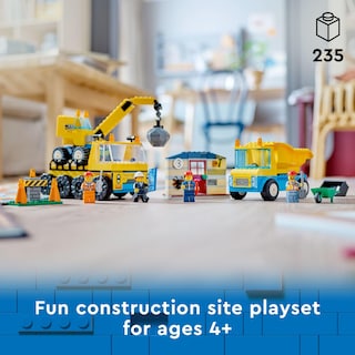 Foto 2 | Set De Juguetes De Construcción Lego City Construction Trucks 60391 Kids 4+ - Venta Internacional.