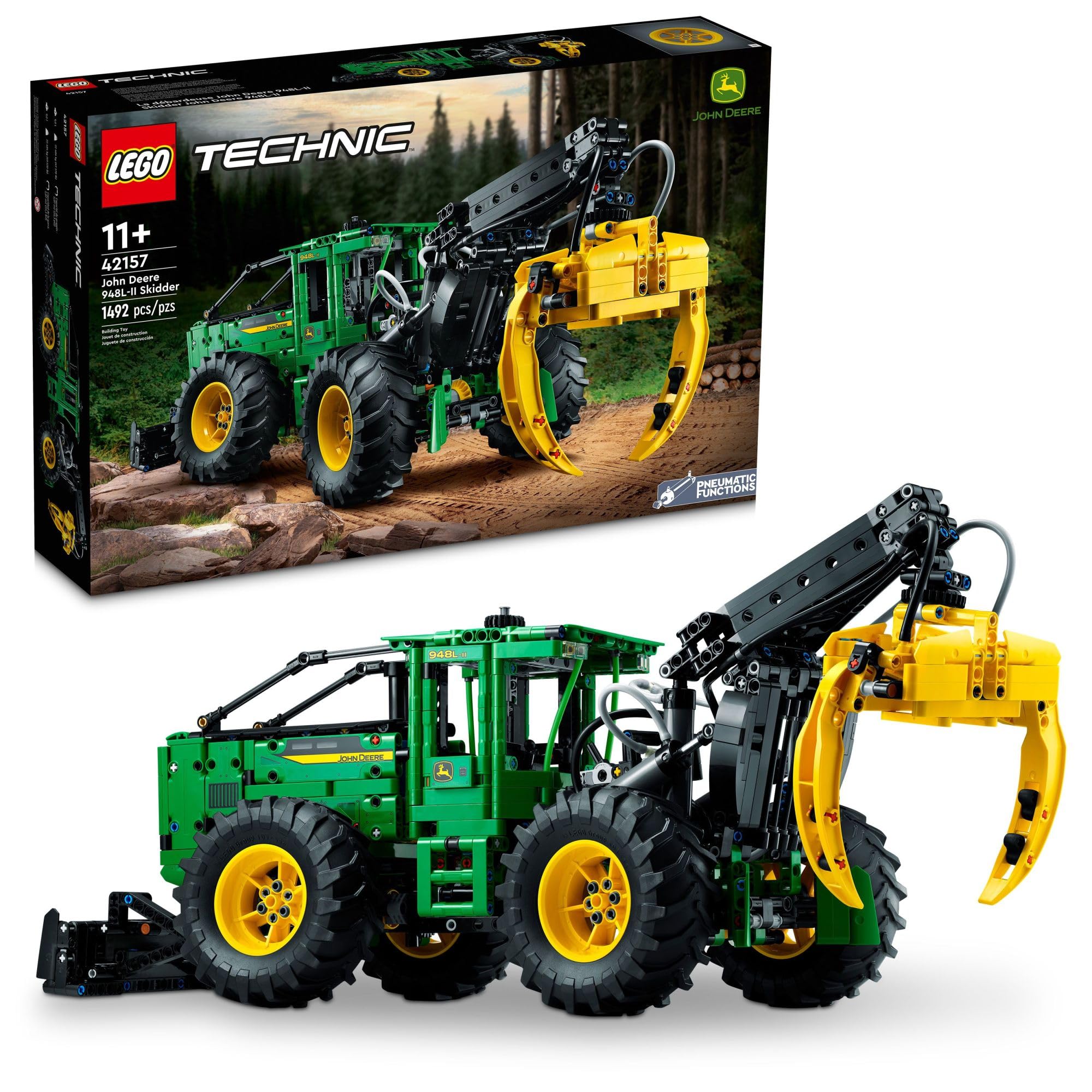 Foto 2 pulgar | Kit De Construcción Lego Technic John Deere 948l-ii Skidder 42157 - Venta Internacional.