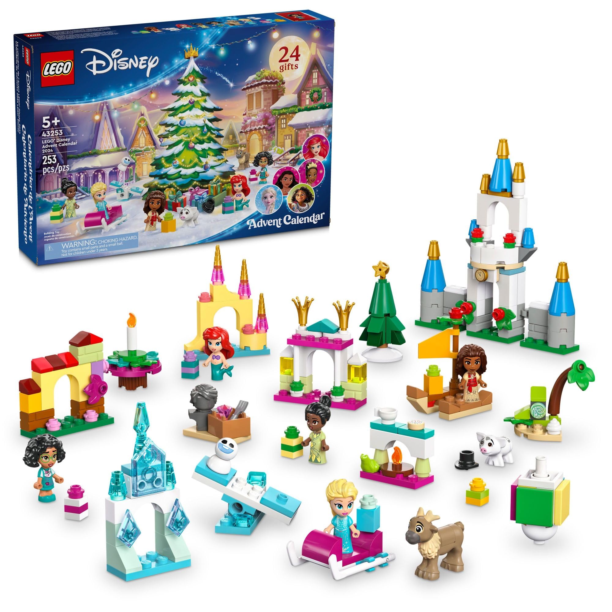 Foto 2 pulgar | Calendario De Adviento Lego Disney 2024 Con 5 Microfiguras De Muñecos Para Mayores De 5 Años - Venta Internacional.