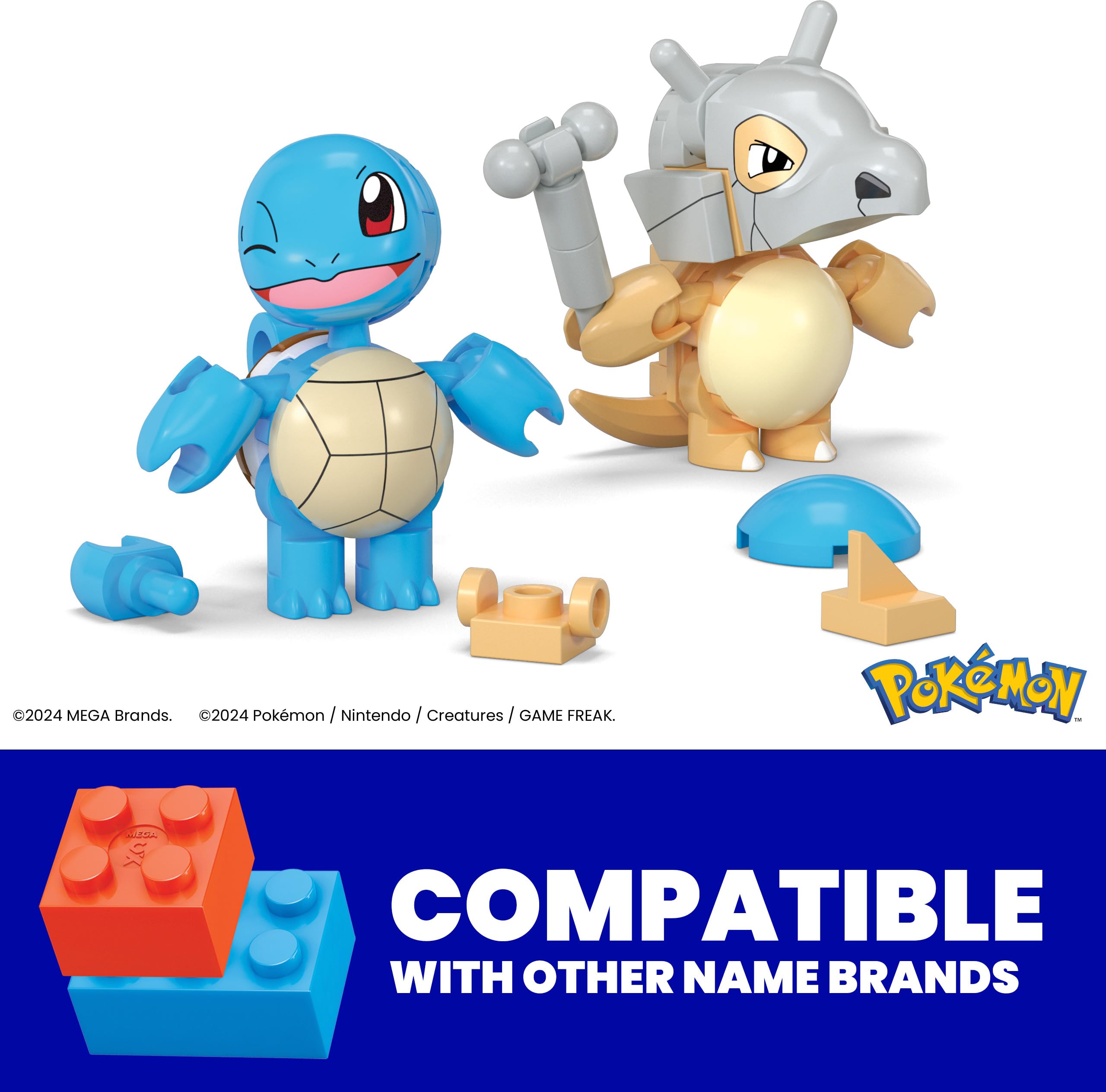 Foto 3 pulgar | Set De Juguetes De Construcción Mega Pokémon Squirtle & Cubone Con 45 Piezas - Venta Internacional.