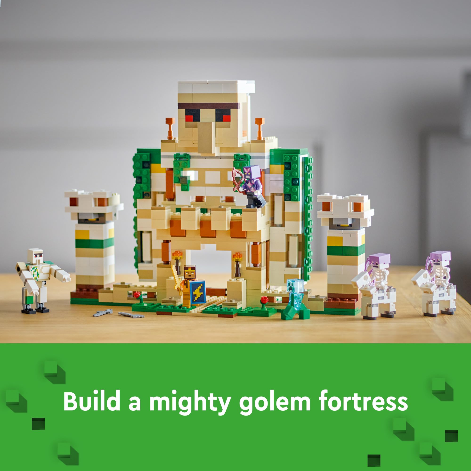 Foto 4 pulgar | Set De Juguetes De Construcción Lego Minecraft The Iron Golem Fortress 21250 - Venta Internacional.