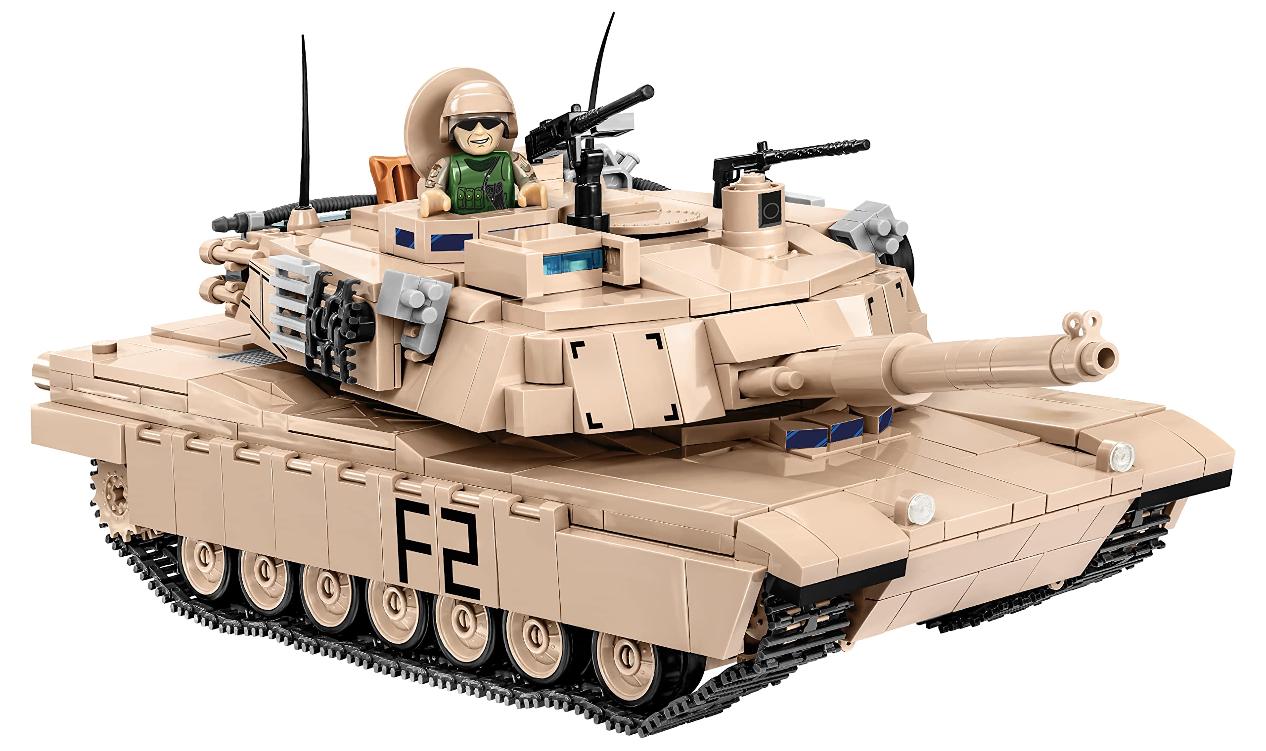 Bloque De Construcción: Tanque Cobi M1a2 Abrams De Las Fuerzas Armadas De Toy - Venta Internacional.