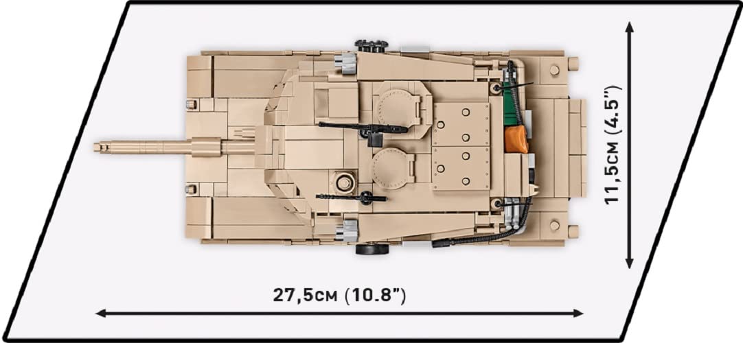 Foto 5 pulgar | Bloque De Construcción: Tanque Cobi M1a2 Abrams De Las Fuerzas Armadas De Toy - Venta Internacional.