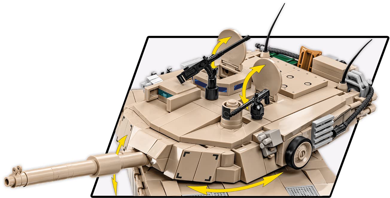 Foto 7 | Bloque De Construcción: Tanque Cobi M1a2 Abrams De Las Fuerzas Armadas De Toy - Venta Internacional.