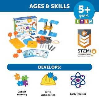 Foto 5 | Recursos De Aprendizaje De Stem Explorers Bridge Builders Para Niños Mayores De 5 Años - Venta Internacional.