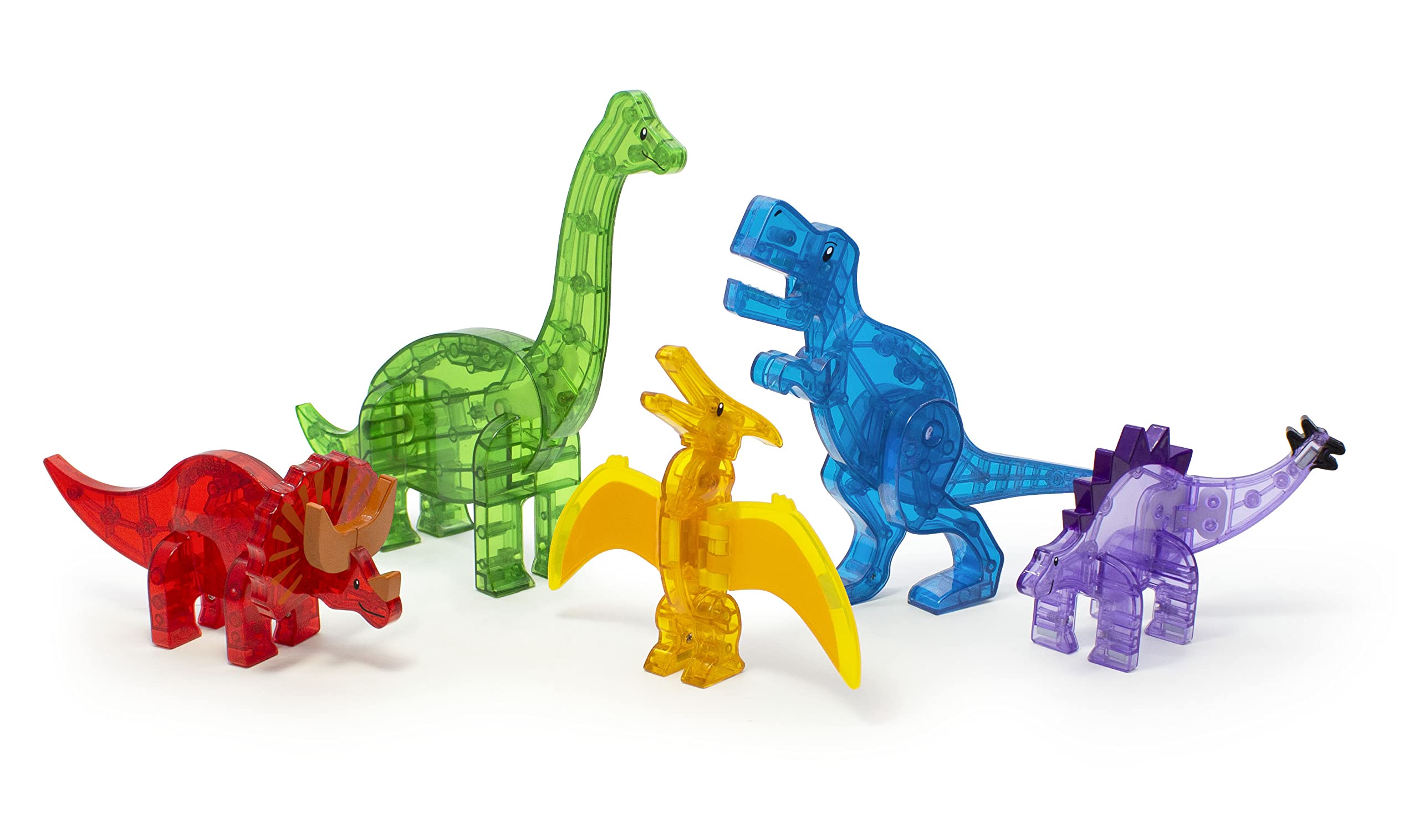 Foto 5 pulgar | Set De Construcción Magnética Magna-tiles Dinos De 5 Piezas - Venta Internacional.