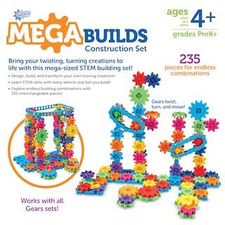 Foto 5 | Building Set Learning Resources Gears! ¡engranajes! ¡engranajes! Mega - Venta Internacional.
