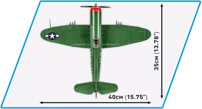 Foto 4 | Bloque De Construcción De La Colección Histórica Cobi P-47 Thunderbolt - Venta Internacional.