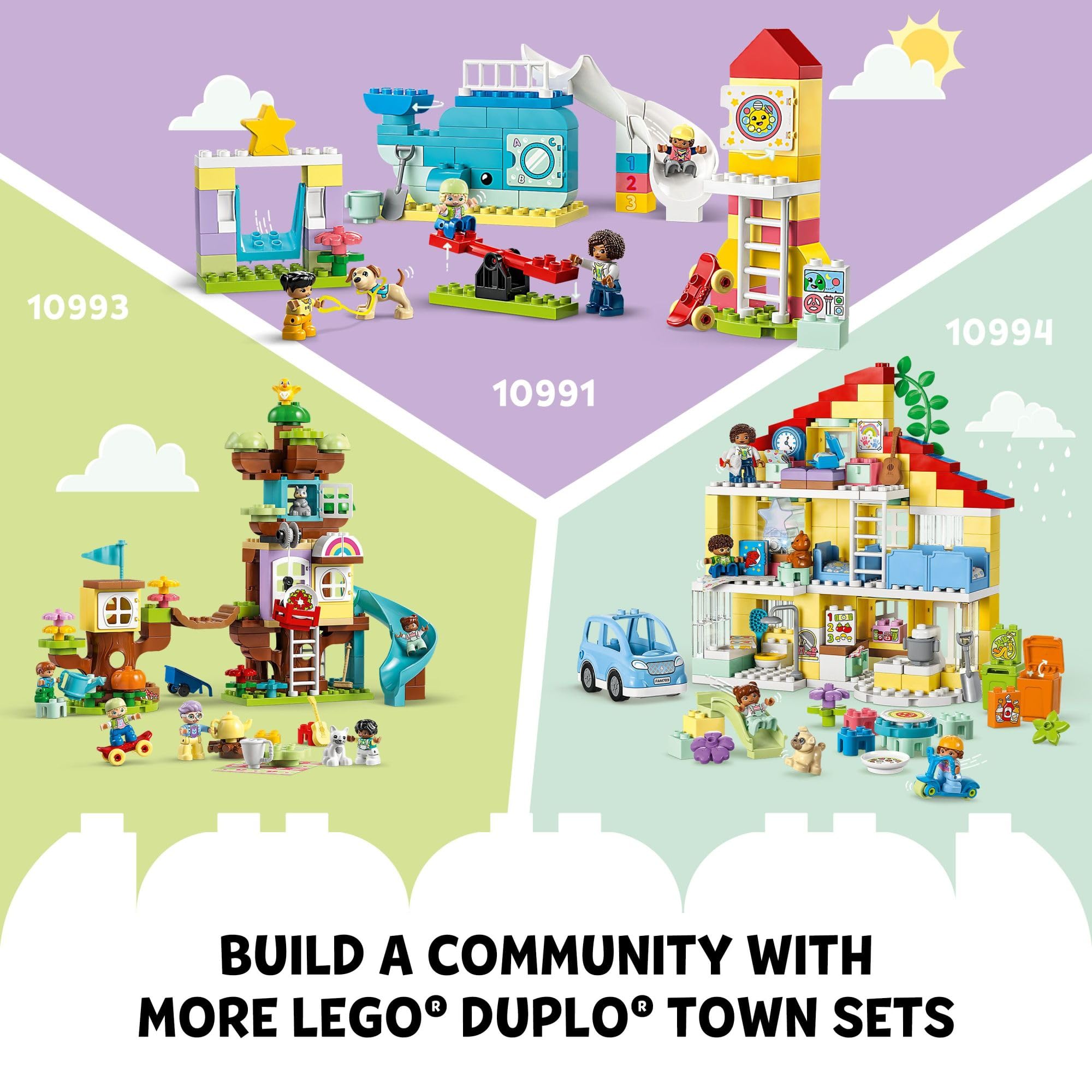 Foto 6 | Set De Juguetes De Construcción Lego Duplo Town Life At The Day-care Center 10992 - Venta Internacional.