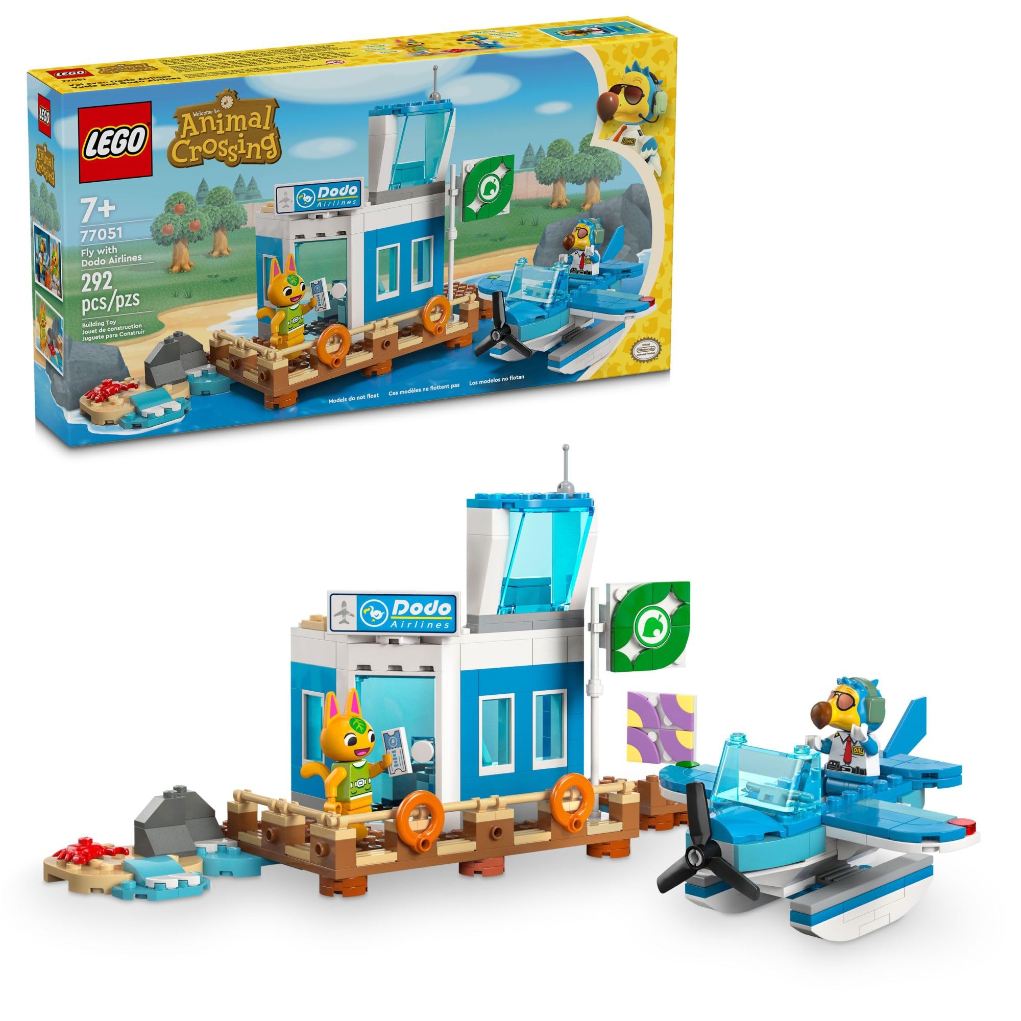 Set De Juego Lego Animal Crossing Fly Con El Aeropuerto De Dodo Airlines - Venta Internacional.