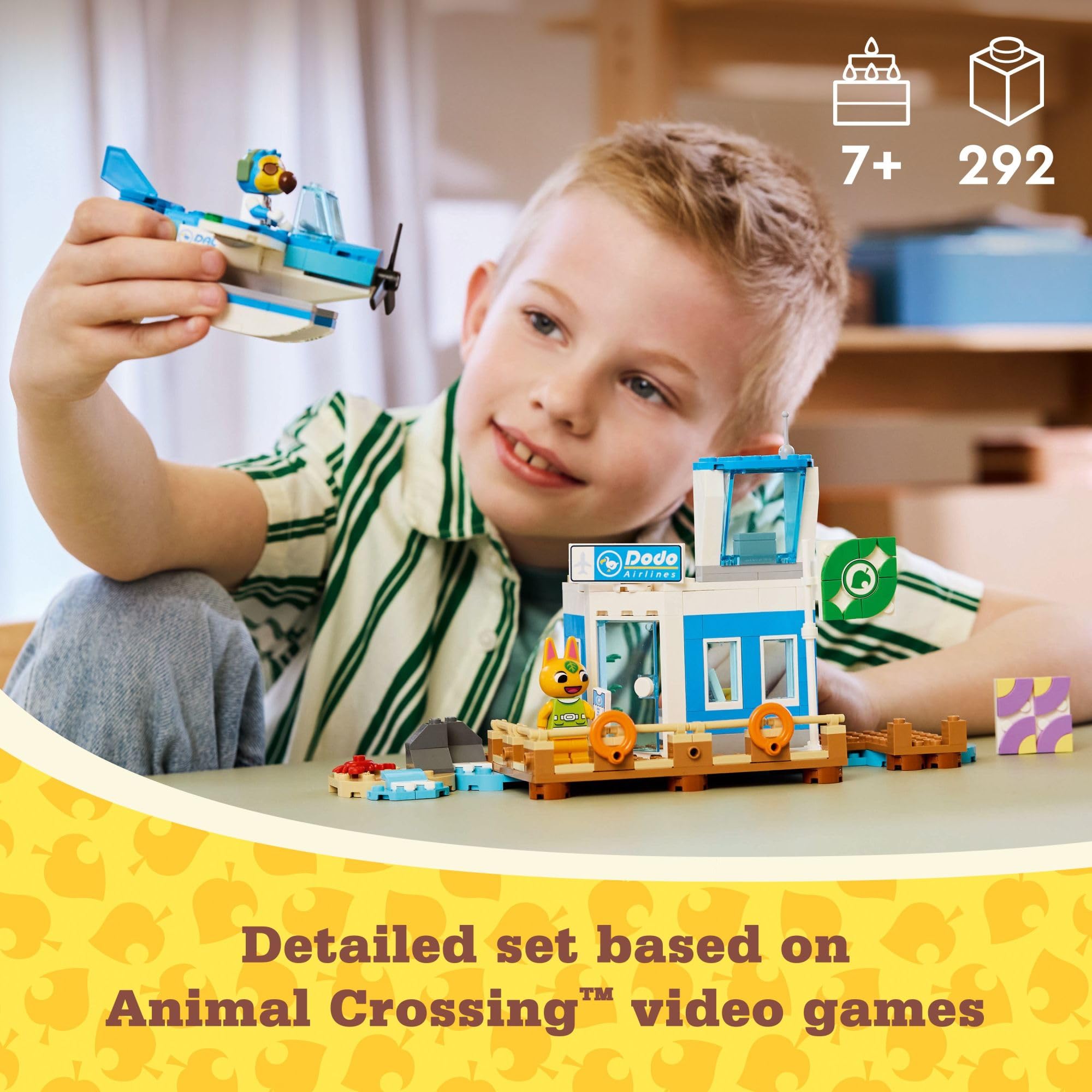 Foto 3 pulgar | Set De Juego Lego Animal Crossing Fly Con El Aeropuerto De Dodo Airlines - Venta Internacional.