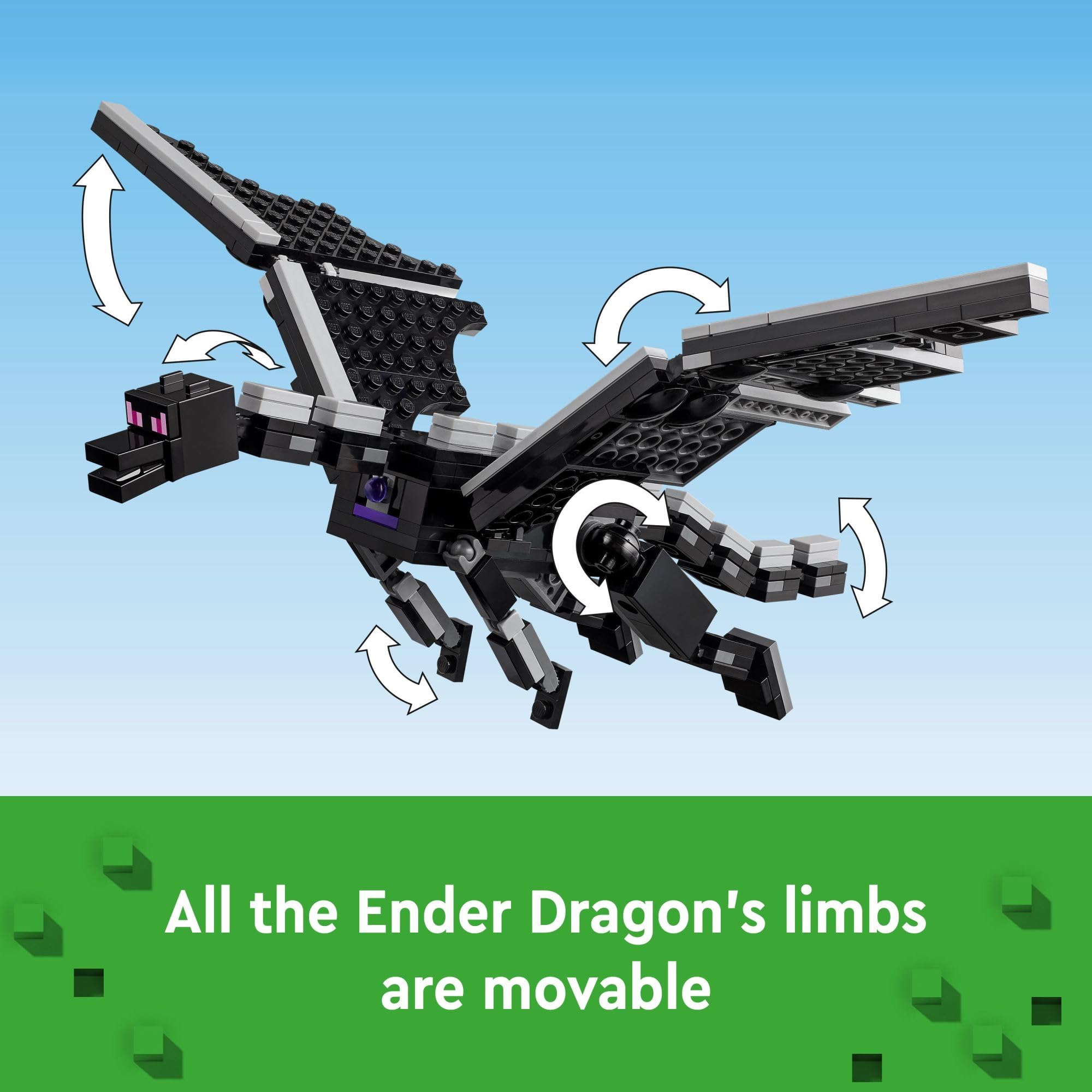 Foto 4 pulgar | Set De Construcción Lego Minecraft The Ender Dragon Y End Ship 21264 - Venta Internacional.