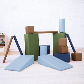 Foto 6 | Softzone Soft Builder Blocks Ecr4kids Earthtone, 16 Piezas - Venta Internacional.