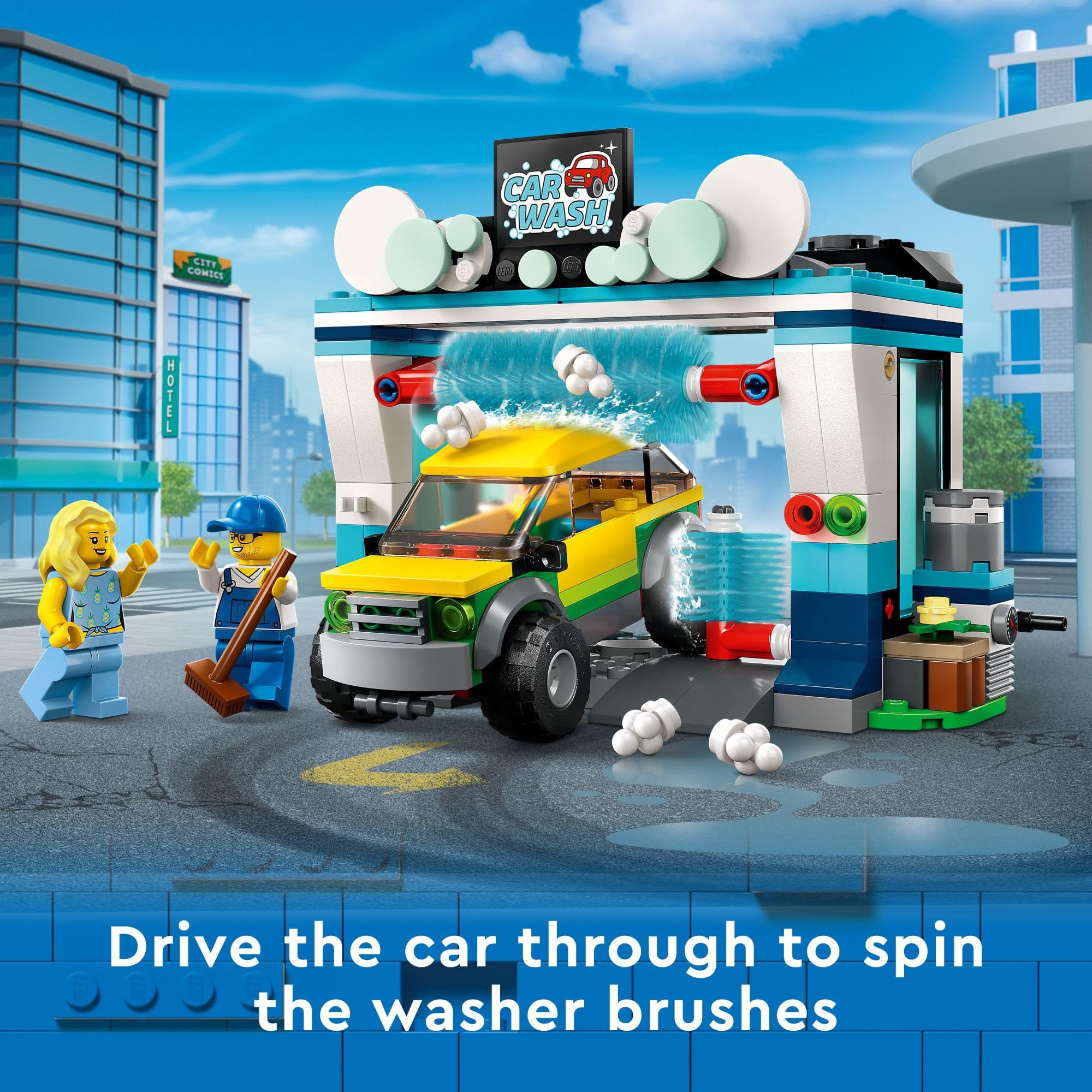 Foto 4 pulgar | Set De Juguetes De Construcción Lego City Car Wash 60362 Para Niños Mayores De 6 Años - Venta Internacional.