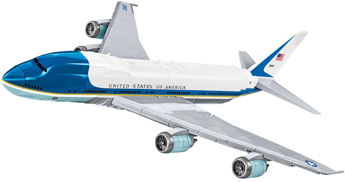 Avión Cobi Boeing 747 Air Force One Con 1087 Piezas - Venta Internacional.