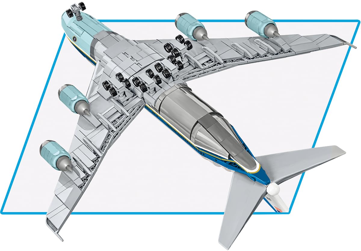 Foto 6 pulgar | Avión Cobi Boeing 747 Air Force One Con 1087 Piezas - Venta Internacional.