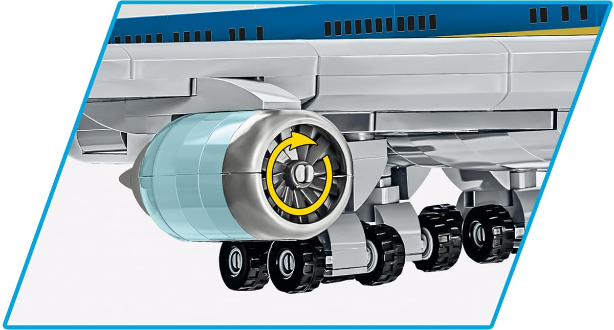 Foto 7 pulgar | Avión Cobi Boeing 747 Air Force One Con 1087 Piezas - Venta Internacional.