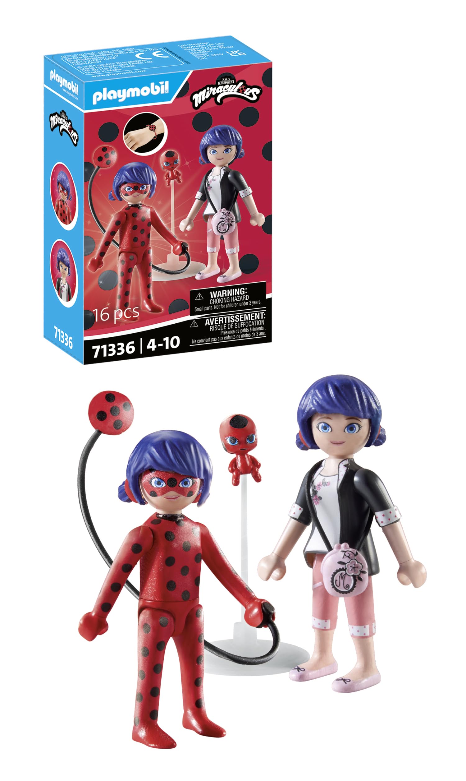 Foto 2 pulgar | Juguete Playmobil Miraculous Marinette & Ladybug Con Accesorios - Venta Internacional.