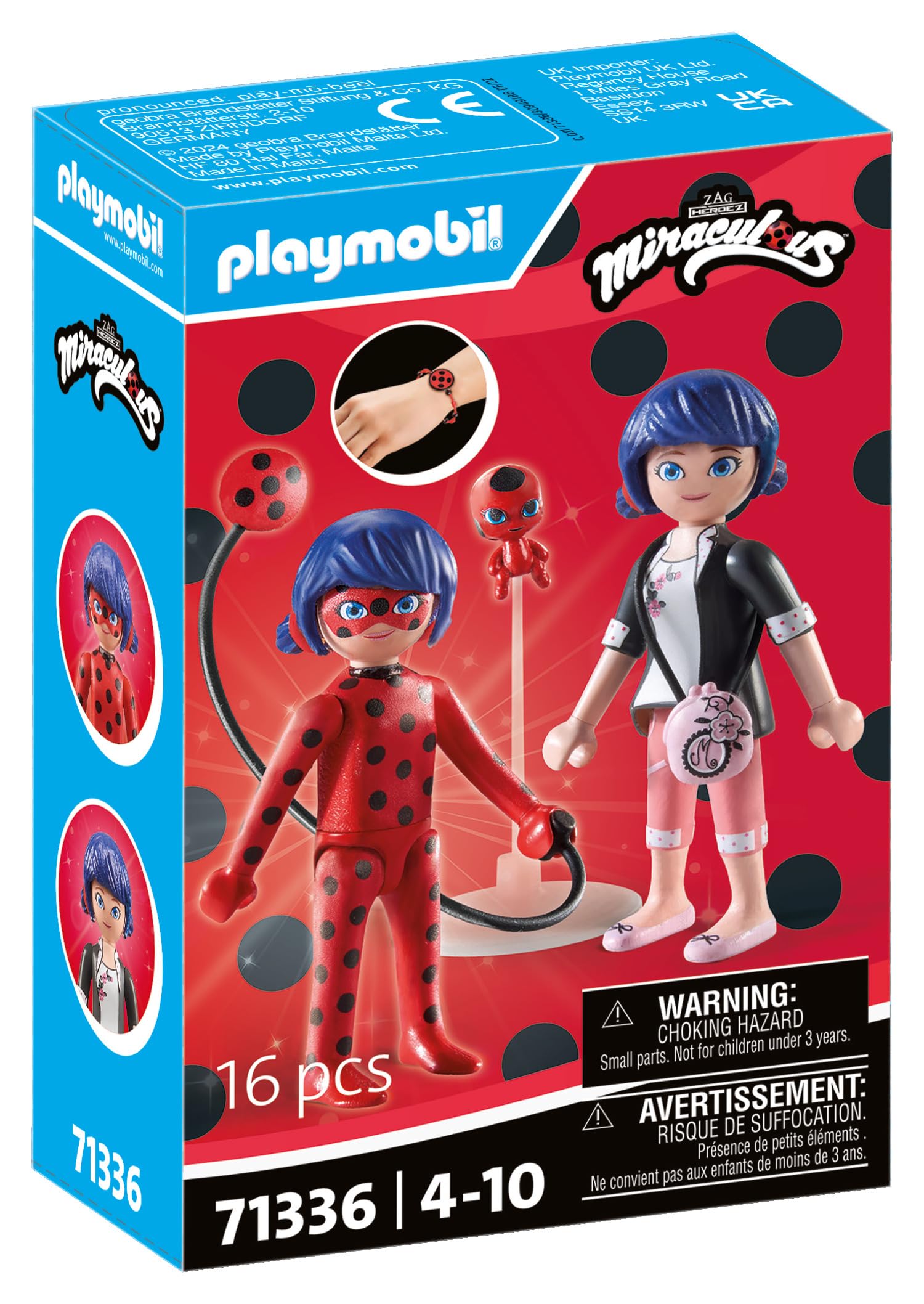 Foto 3 pulgar | Juguete Playmobil Miraculous Marinette & Ladybug Con Accesorios - Venta Internacional.