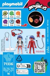 Foto 5 | Juguete Playmobil Miraculous Marinette & Ladybug Con Accesorios - Venta Internacional.