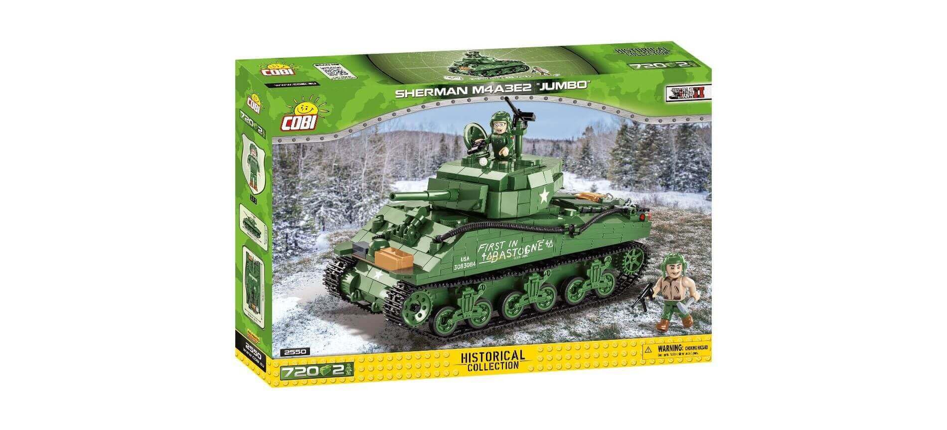 Bloques De Construcción: Colección Histórica Cobi, Segunda Guerra Mundial, Sherman M4a3e2 - Venta Internacional.