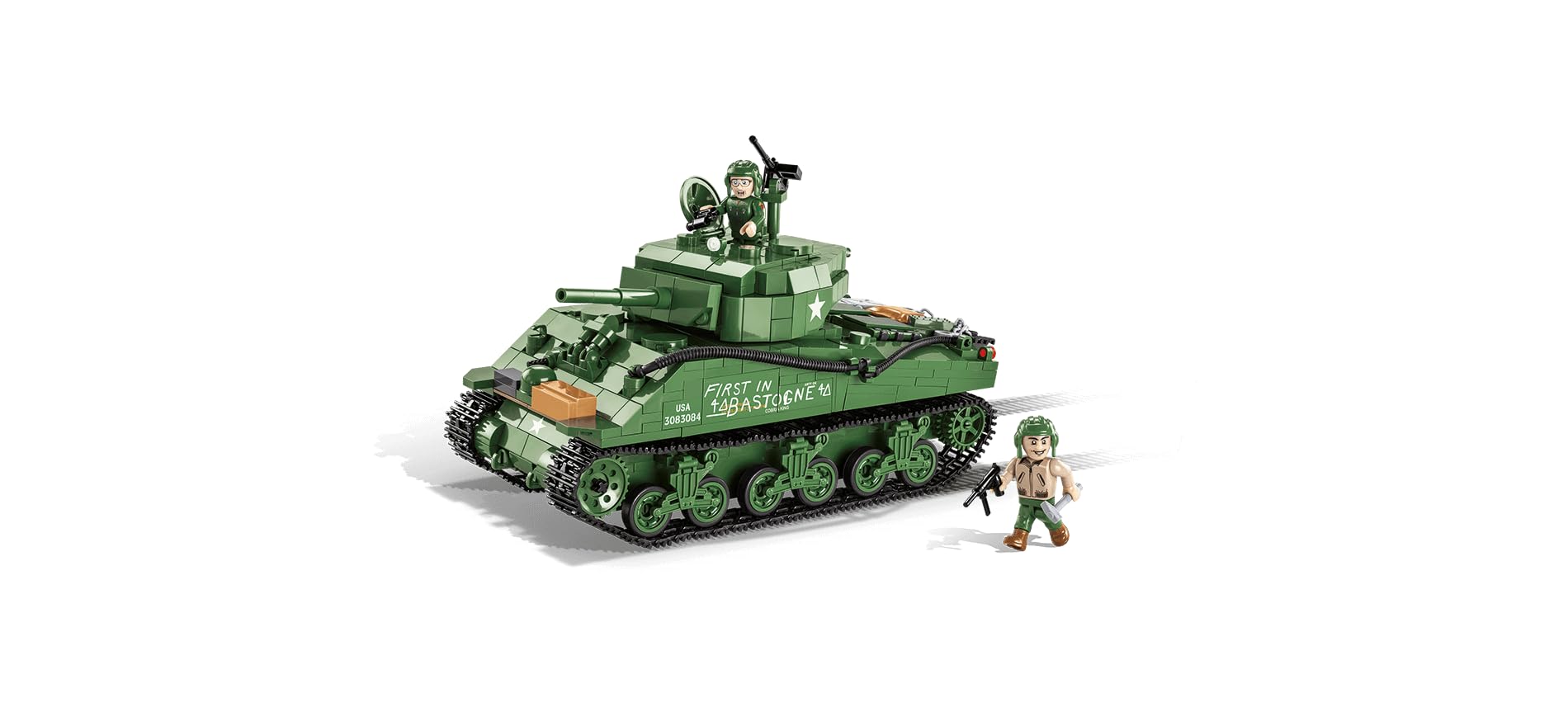 Foto 3 pulgar | Bloques De Construcción: Colección Histórica Cobi, Segunda Guerra Mundial, Sherman M4a3e2 - Venta Internacional.
