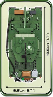 Foto 3 | Bloques De Construcción: Colección Histórica Cobi, Segunda Guerra Mundial, Sherman M4a3e2 - Venta Internacional.