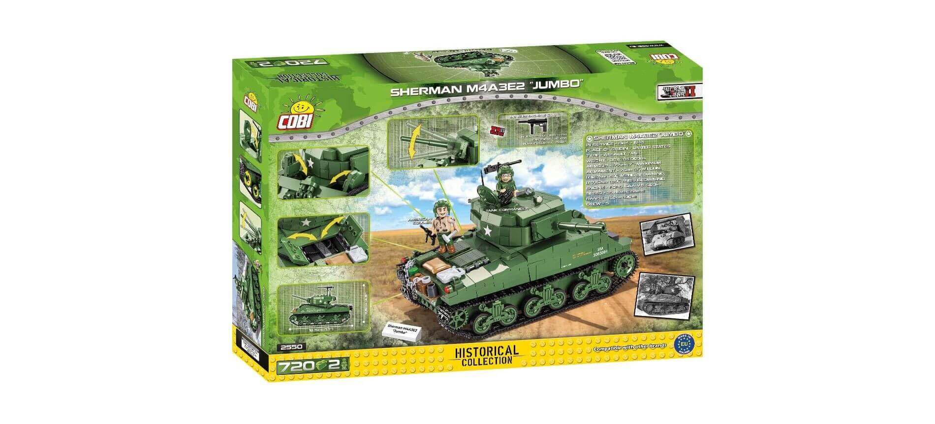 Foto 4 | Bloques De Construcción: Colección Histórica Cobi, Segunda Guerra Mundial, Sherman M4a3e2 - Venta Internacional.