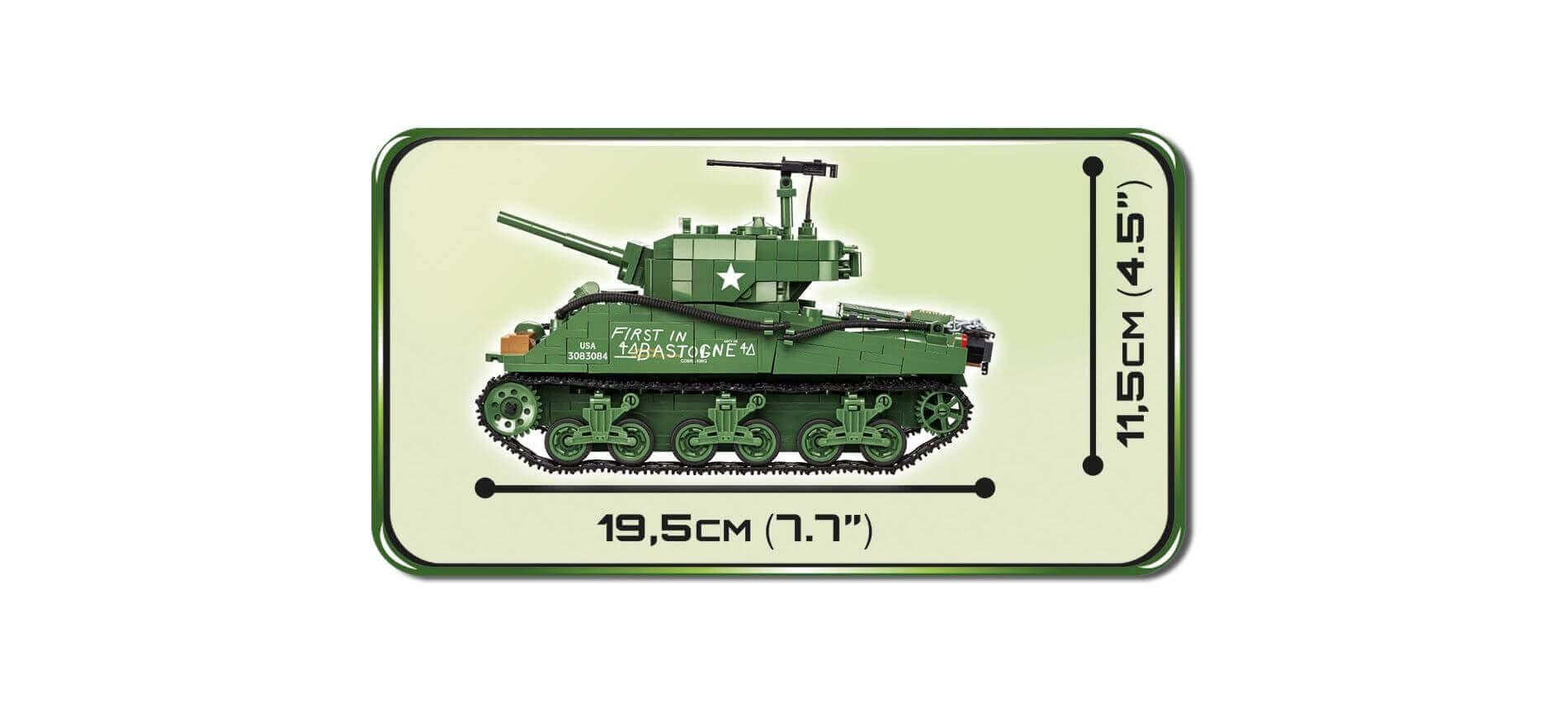 Foto 7 pulgar | Bloques De Construcción: Colección Histórica Cobi, Segunda Guerra Mundial, Sherman M4a3e2 - Venta Internacional.