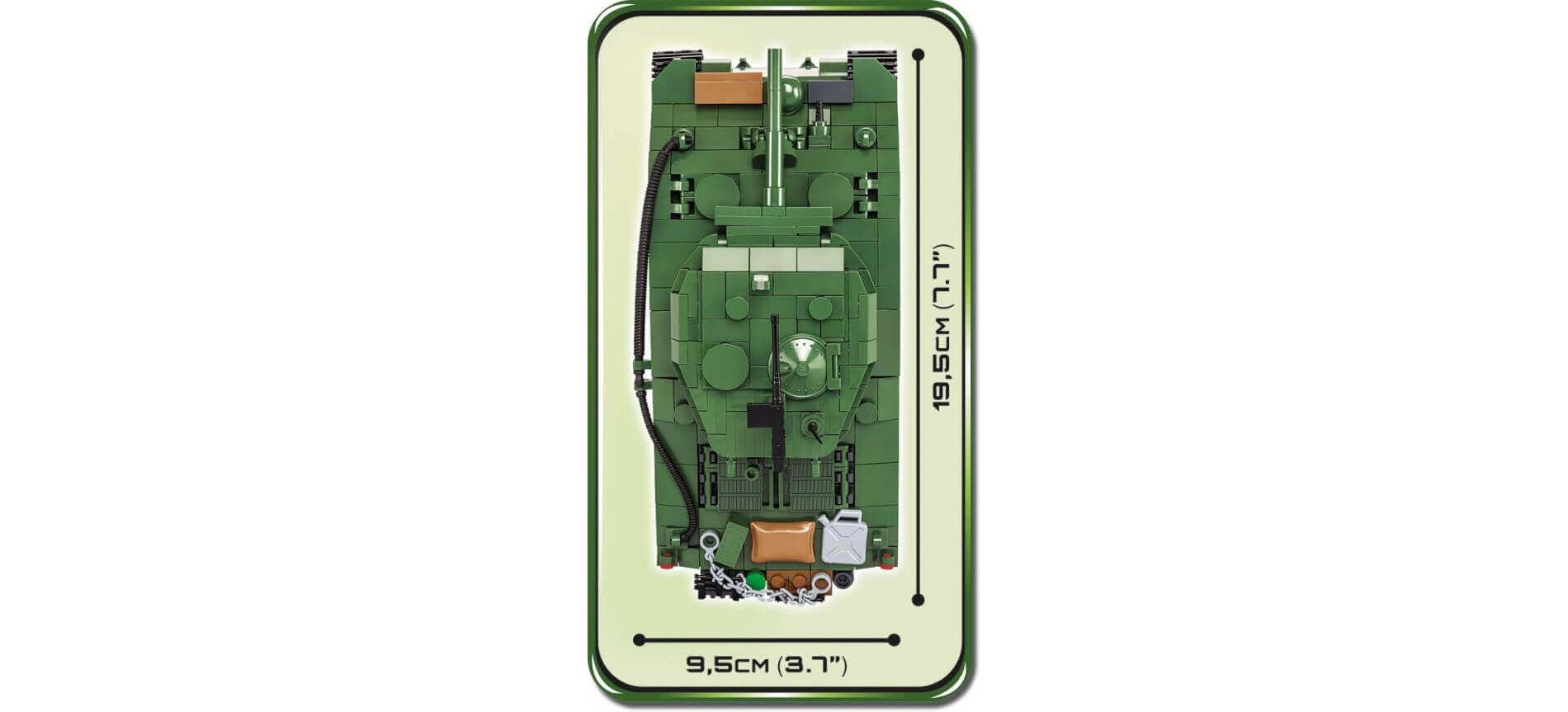 Foto 8 pulgar | Bloques De Construcción: Colección Histórica Cobi, Segunda Guerra Mundial, Sherman M4a3e2 - Venta Internacional.