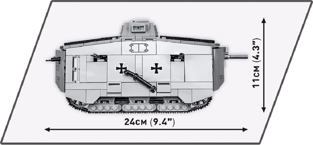 Foto 4 pulgar | Tanque Building Blocks Cobi Historical Collection Great War A7v, 840 Unidades - Venta Internacional.