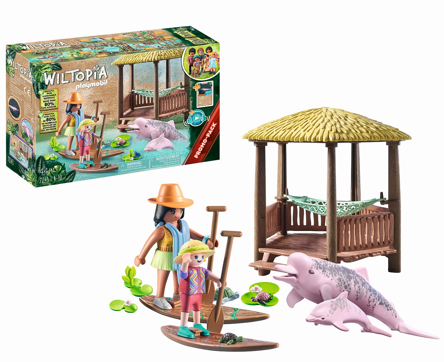 Recorrido De Remo Por Playmobil Wiltopia Con Delfines De Río - Venta Internacional.