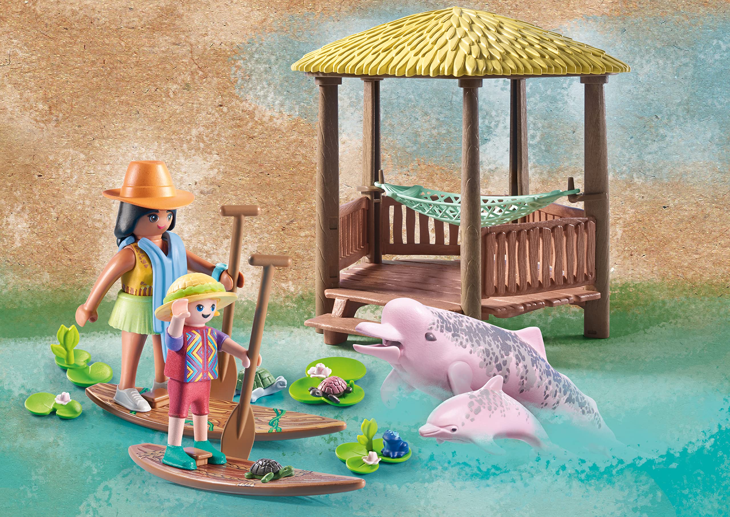 Foto 4 pulgar | Recorrido De Remo Por Playmobil Wiltopia Con Delfines De Río - Venta Internacional.