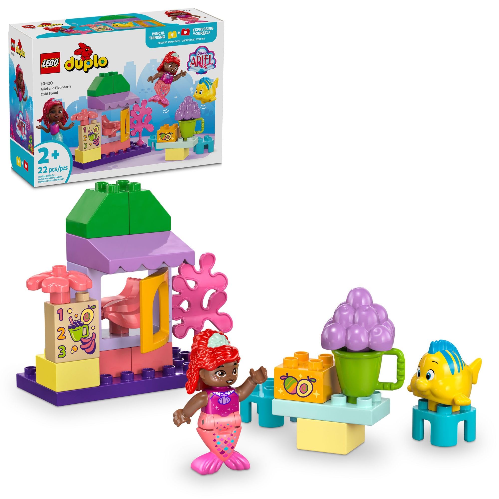 Set De Construcción Lego Duplo Disney Ariel And Flounder's Café Stand - Venta Internacional.