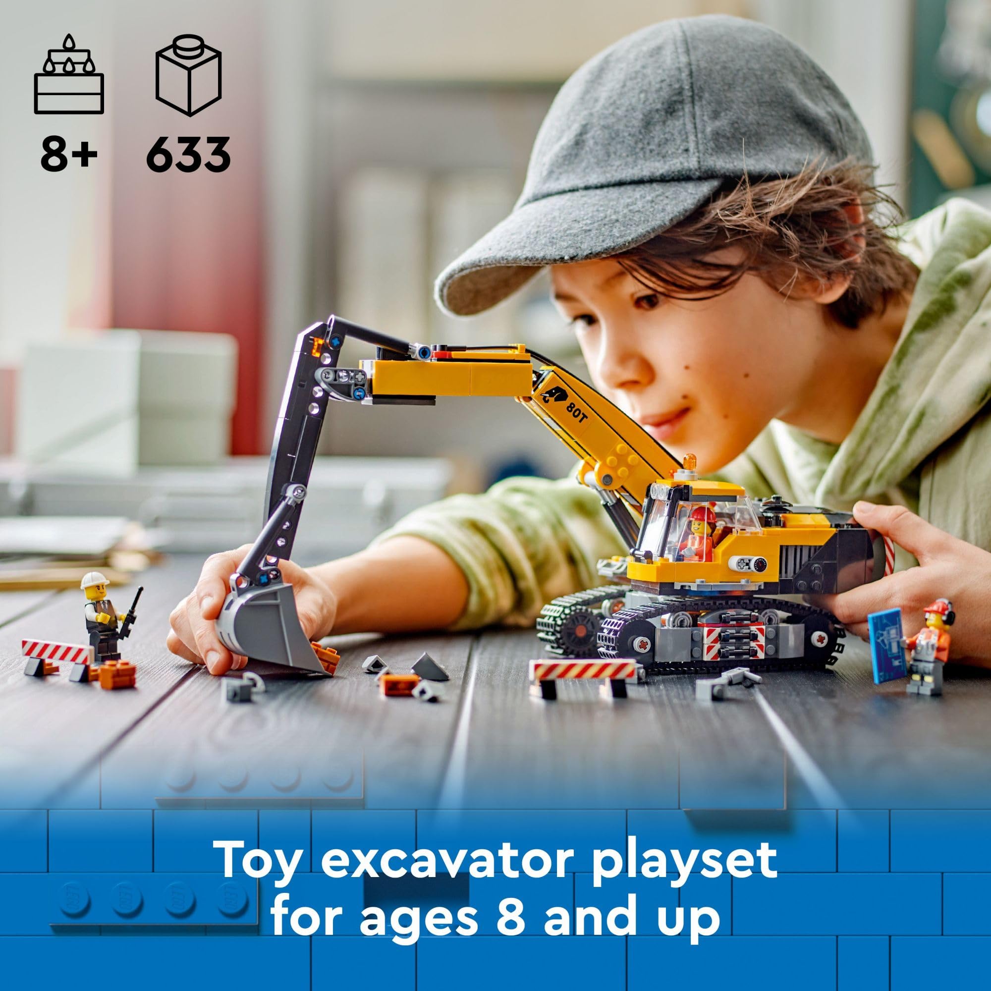Foto 3 pulgar | Excavadora De Construcción De Juguete Lego City 60420 Para Niños Mayores De 8 Años - Venta Internacional.