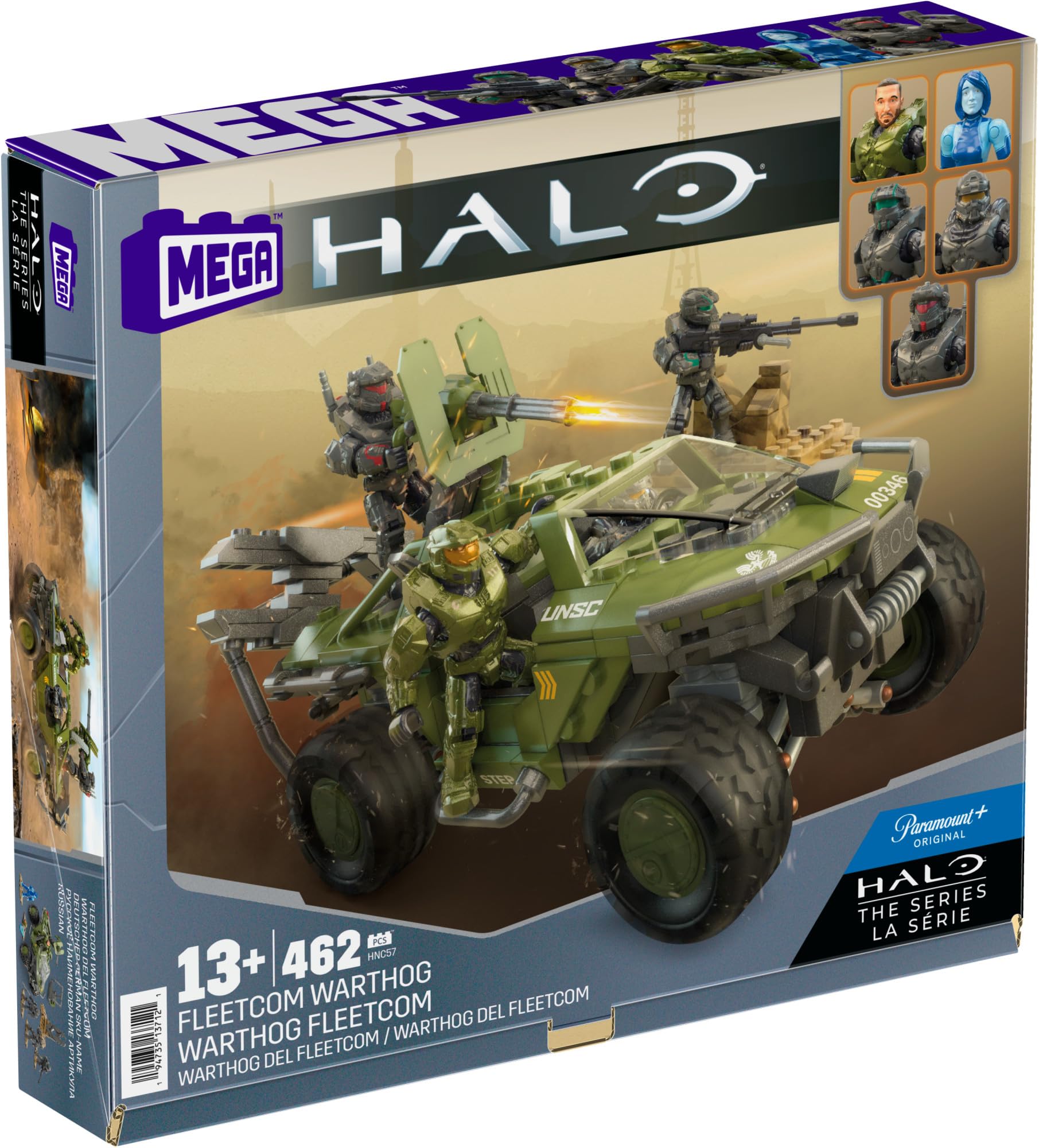 Foto 6 | Set De Juguetes De Construcción Mega Halo The Series Fleetcom Warthog Atv - Venta Internacional.