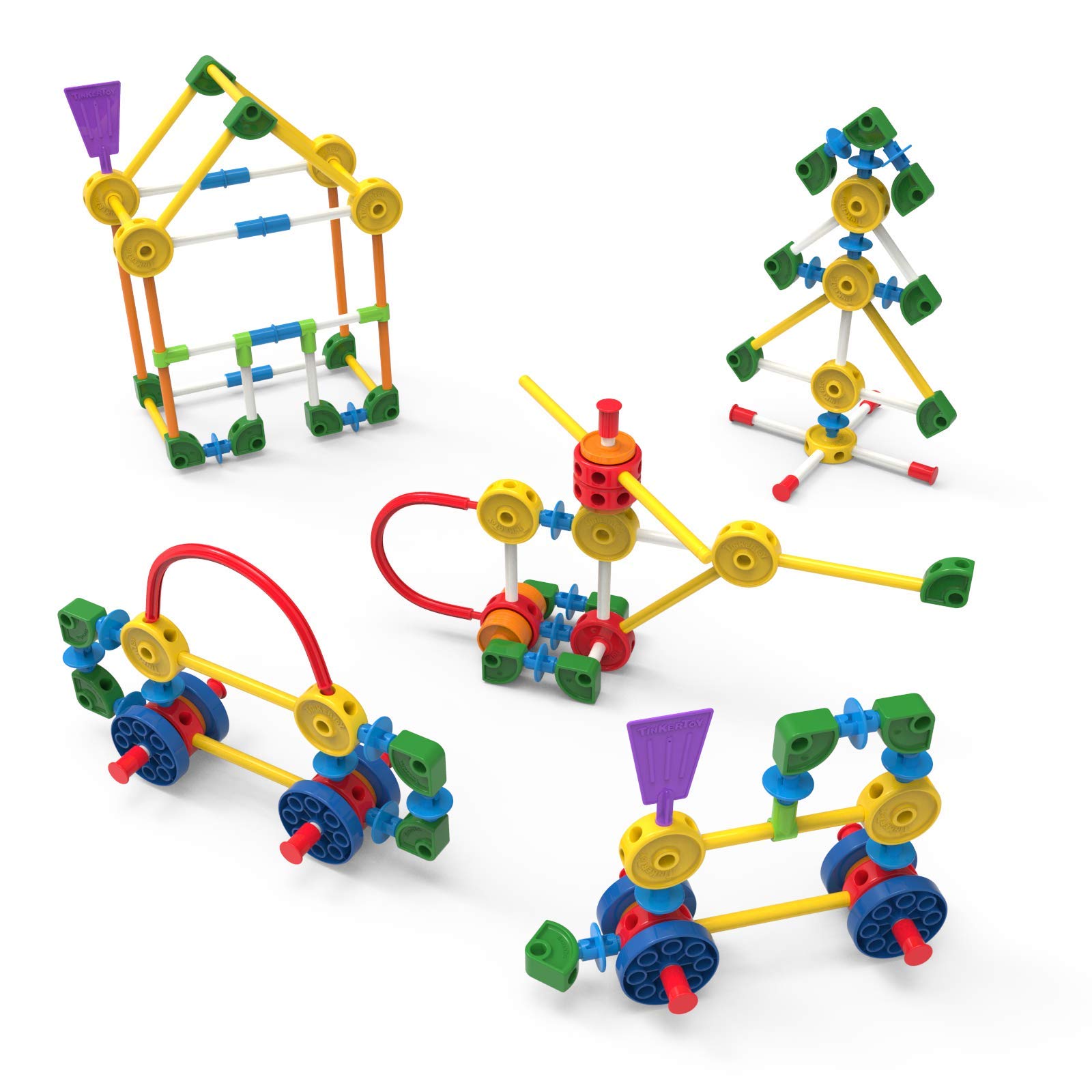 Foto 5 | Juguete De Construcción K'nex Tinkertoy, Lata Retro, 100 Piezas, Más De 3 Años - Venta Internacional.