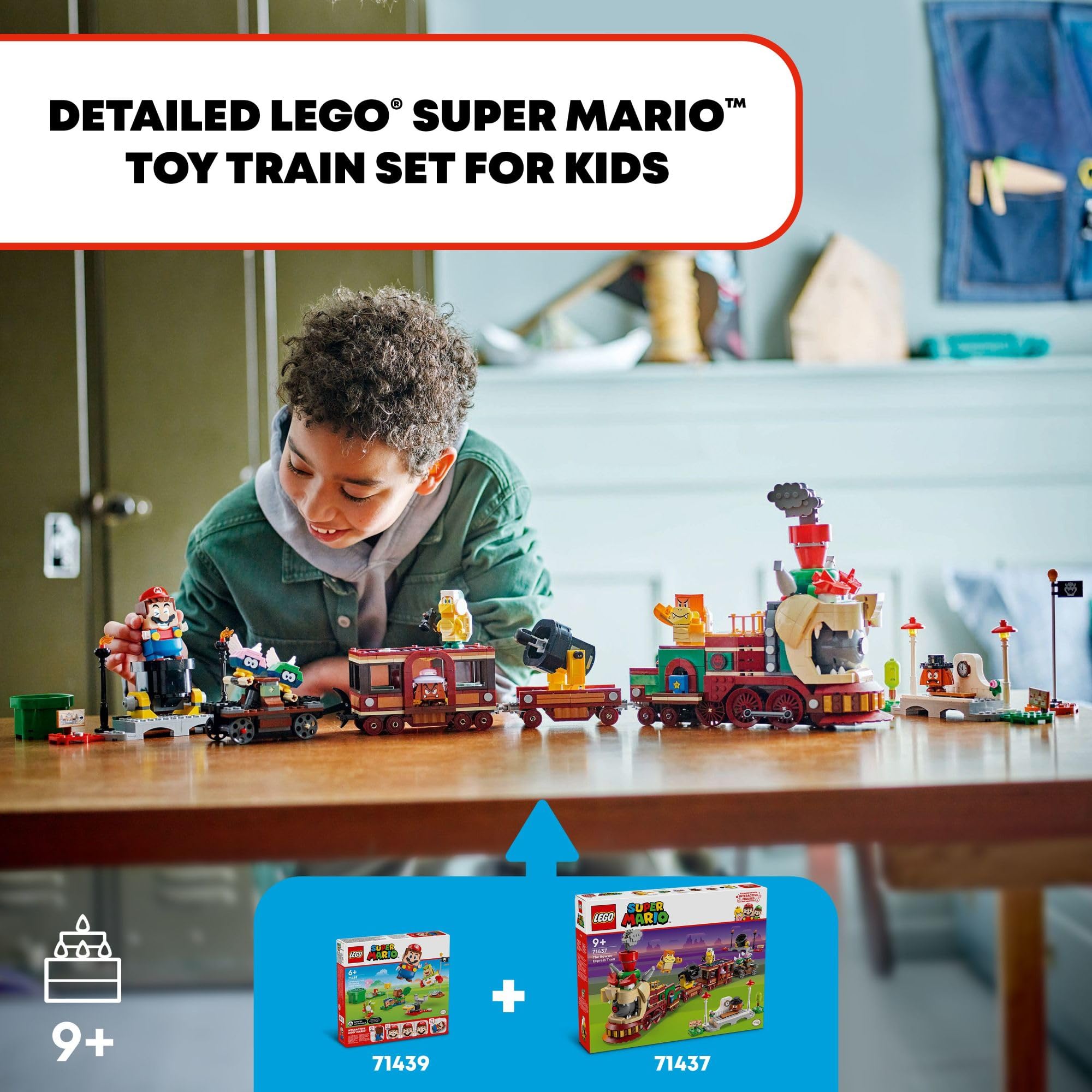 Foto 3 pulgar | Tren De Juguete Lego Super Mario The Bowser Express 71437 - Venta Internacional.