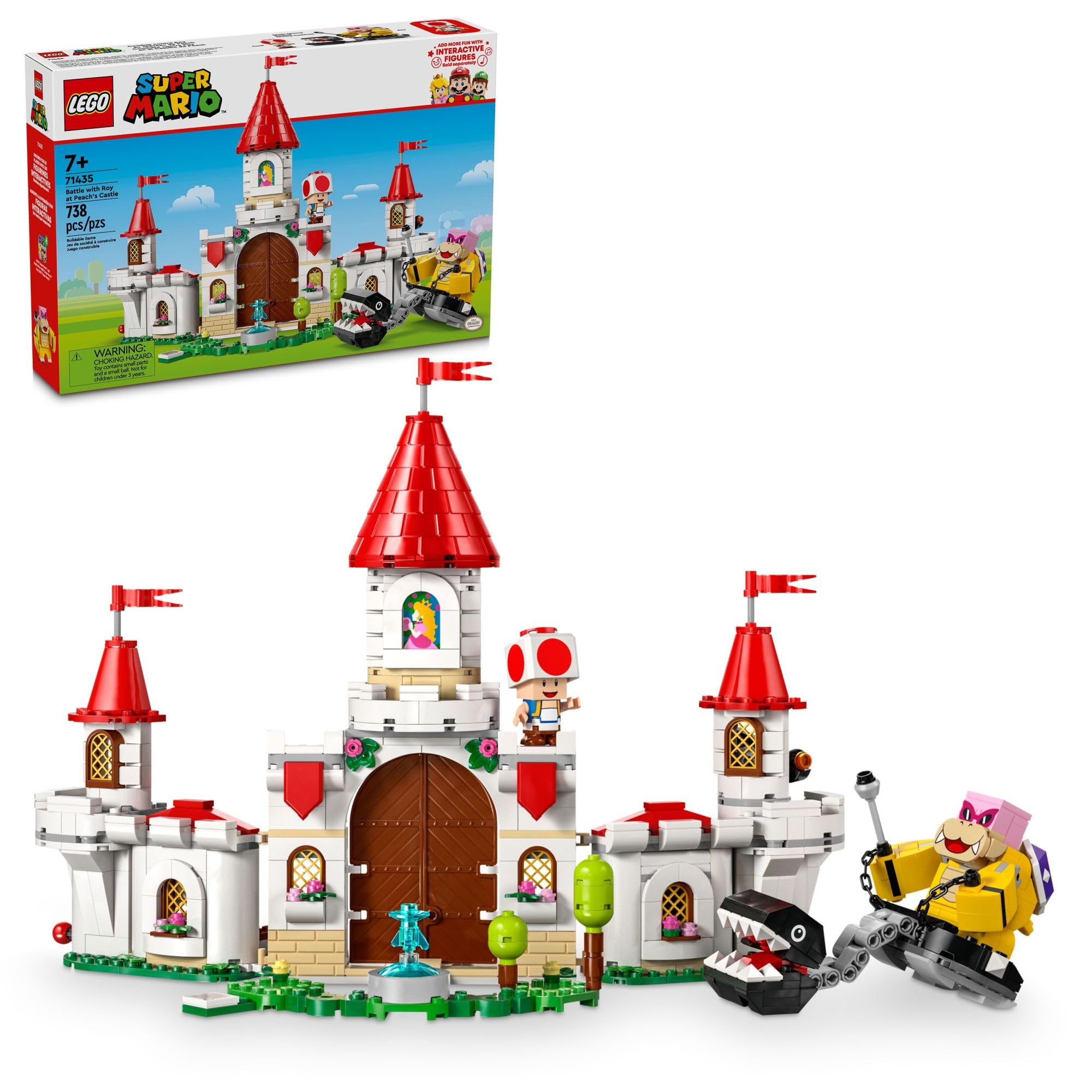 Juguete Lego Super Mario Battle With Roy En El Castillo De Peach 71435 - Venta Internacional.